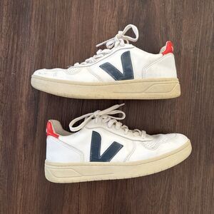 VEJA V-10 Extra White Nautico Y2K Athleisure Retro SoHo Boho 90s Grunge Prep s8W